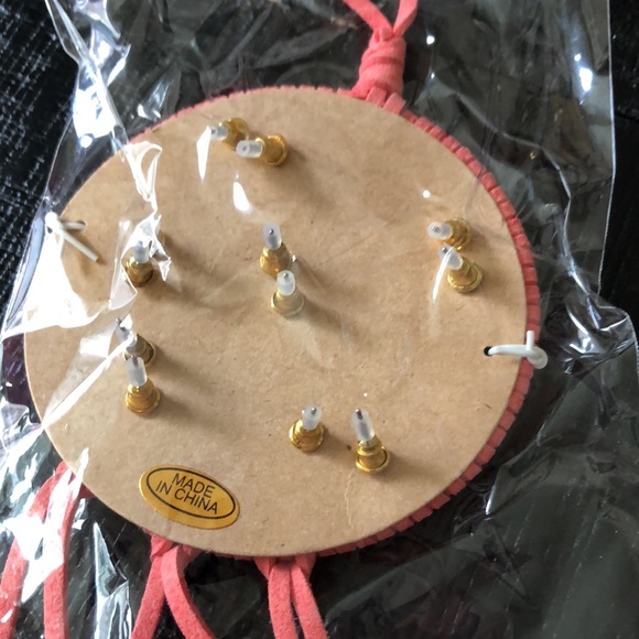 NWT Justice Girls 6 Pr. Earrings on Dream Catcher! - Picture 3 of 3